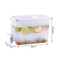 Miniatyrbillede 4 af 4: 4000mL Koldtvandsbeholdere Flaske Med Hane Frugt Tekande Husholdnings Lemonade Spand Kander & Kedler