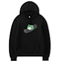Miniatyrbild 3 av 5: Långärmad Hoodie Lös Streetwear Pullover Casual Lösa Sweatshirts Hoodies Vår Sommar Par S Sweatshirt Skateboard Groda pink L