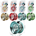 Miniatyrbild 4 av 4: Yo-yos Boll Metall Legering Speed Yoyo Med Ring Och Rep Yo-yo Leksaksset För Barn Pojkar Red