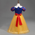 Miniatyrbillede 4 af 5: Snehvide Pige Prinsesse Udklædning Cosplay Karneval Kostume Blue Yellow Red 5-6 Years