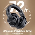Miniatyrbild 5 av 5: A70 Bluetooth Over Ear Hörlurar, Trådlösa Hörlurar Hi-Res svart