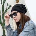 Miniatyrbillede 4 af 5: Retro Fashion Solbriller til Kvinder, Klar Linse, Øjenbeskyttelse, Antirefleks Solbriller til Moderigtigt Party Outfit Matching Black Frame Gray