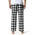 Miniatyrbilde 4 av 5: Bomullsvevde pyjamasbukser for menn, rutete lette lounge-sovebukser COLOR 2 S