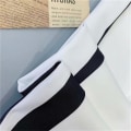 Miniatyrbilde 5 av 5: Sportsbukser med snøring, løs passform, elastisk fotmansjett, koreanske baggy bukser White 2XL