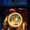 Miniatyrbild 1 av 5: Jul Fairy Ljusslinga Dekor Dörr Fönster Lampa Julgran Ornament E