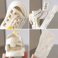 Miniatyrbild 4 av 5: Storlek 22-31 Sommar Babysandaler Tåskydd Pojkar Strandskor Barn Flickor Sport Sandaler Mjuk Sula Småbarnsskor Sandalias 1-6 år Black 22insole 14cm