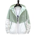 Miniatyrbild 1 av 5: College-stil Varsity Jacka Herr Vår Bokstav Broderi Bomberjacka Casual Street Lös Patchwork Dragkedja Kappa Dam Par Green M 47 to 52kg