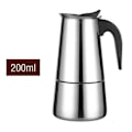 Pikkukuva 1 / 3: Espressokeitin 2/4/6 kupille Ruostumattomasta teräksestä valmistettu mokkapannu espressokeitin 100/300/200ml 200ML