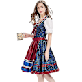 Pikkukuva 2 / 5: Perinteinen baijerilainen Oktoberfest Dirndl -mekko esiliinalla, saksalainen oluttyttöasu XL