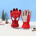 Miniatyrbild 3 av 3: Spindelmannen/ Enhörning Tryck Barn Pojkar Flickor Vattentäta Snö Skidhandskar Vinter Varma Tjocka Plyschhandskar Red Spider-man