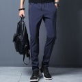 Miniatyrbillede 3 af 4: Herre Casual Udendørs Sweatpants Ensfarvede Sports Joggingbukser Velegnet Til Shopping Black 4XL