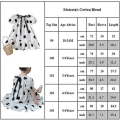 Pikkukuva 3 / 3: Kesäinen tyttöjen vauvan Polka Dot -röyhelölyhythihainen minimekko, löysä Swing-mekko Polka Dot 5-6 Years