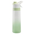 Miniatyrbillede 1 af 4: 700 ml Spray Vandflaske Bærbar Gradient Frosted Flaske Udendørs Sports Drikkekop Green