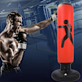 Miniatyrbild 4 av 4: Uppblåsbar Boxningssäck för Barn, Återstudsande Boxningssäck, Fitness Boxningssäckar, Kolumn Tumlare Sandsäck för Träning av Karate, Taekwondo, Dekompression Red