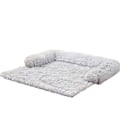 Miniatyrbillede 2 af 2: Universal Kæledyrsseng Lang Plys Kat Hundemåtte Blød Komfortabel Kattesofa Til Store Små Katte Hunde 62*62cm Gradient Coffee
