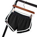 Miniatyrbild 5 av 5: Träningsshorts för Kvinnor Hög Midja Butt Lifting Texturerade Booty Byxor För Yoga Wine Red M