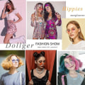 Pikkukuva 2 / 5: Hippie-lasit naisille ja miehille, 70-luvun 80-luvun disco-hippilasit, pyöreät sävytetyt aurinkolasit Pink Lens