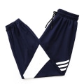 Miniatyrbillede 1 af 4: Dame Hip Hop Snøre Sportsbukser Elastisk Fodmanchet Harem Løse Bukser Blue S