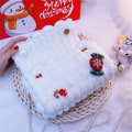 Miniatyrbilde 5 av 5: Julemote Ryggsekk DIY Håndvevd Veske Kawaii Liten Firkantet Veske Håndsøm Gaver Til Kjæreste Skrå Skulderveske DIY manual 07