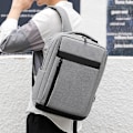 Miniatyrbillede 3 af 5: Business Casual Computertaske Udendørs Herre Rygsæk Rejserygsæk light grey