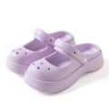 Pikkukuva 1 / 3: Naisten, tyttöjen Mary Jane -platformsandaalit, tohvelit Purple 38