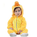 Miniatyrbillede 1 af 5: Unisex Dyrekostume Vinter Efterår Flanel Hætte Jumpsuit Duck 70