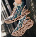 Miniatyrbillede 3 af 4: Herresko Herre Sportssko Herre Bladesko Casual Snøresko Mesh Camouflage Sko white-2 42