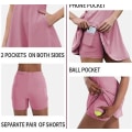 Pikkukuva 2 / 3: Tennismekot Golfmekot Sisäänrakennetuilla Shortseilla pink xl