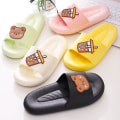 Miniatyrbillede 2 af 5: Strandsandaler Skridsikre Brusebads Slippers Bløde Sommer Sandaler A White 40-41