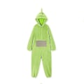 Miniatyrbillede 1 af 3: Teletubbies Heldragt Pyjamas Dame Hjemmetøj Herre Og Dame Fortykket Koralfleece grøn M