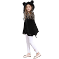 Miniatyrbillede 3 af 5: Børn Pige Flagermuskostume Jumpsuit Cosplay Halloween Kostume 110(110-120CM)