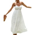 Miniatyrbillede 3 af 5: Dame Stroppy Cami Blondekjole Sommerkjole M