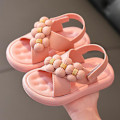 Miniatyrbillede 3 af 5: Sommer Baby Pigesko 0-7 år Børnesko Mode Sød Blomst Prinsesse Børnesandaler Piger Småbørn Baby Bløde Åndbare lattice bow white 26Insole 15.5cm