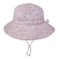 Pikkukuva 1 / 5: Vauvan aurinkohattu kesärannalle Upf 50+ aurinkosuoja vauvan poikien hatut taaperoille PINK HIPPOCAMPUS S