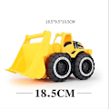 Miniatyrbild 5 av 5: Baby Simulering Engineering Bil Lastbilar Konstruktion Fordon Leksak För Pojke Present EXCAVATOR