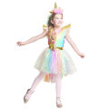 Pikkukuva 1 / 5: Lasten tyttöjen yksisarvisjuhlat Prinsessa Cosplay -asu Hieno mekko -setti Multicolour 8-9 Years