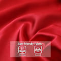 Miniatyrbilde 4 av 4: Dame Sateng Nattkjoler Lang Chemise Sexy Ermeløs Sidesplitt Nattkjole Spaghettistropp Nattøy Red S