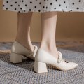 Pikkukuva 2 / 4: 5 cm:n vintage-korkokengät, mukavat, kulutusta kestävät ulkoilukengät White 37