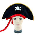 Pikkukuva 2 / 5: Karibian punainen köysi merirosvohattu Cosplay Unisex Aikuisten Halloween päähine Pukukorkki Asusteet Lahja