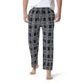Miniatyrbilde 1 av 5: Bomullsvevde pyjamasbukser for menn, rutete lette lounge-sovebukser COLOR 8 L