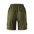 Miniatyrbillede 5 af 5: Dame Cargo Shorts Sommer Løse Vandreshorts Bermuda Shorts Med Lommer Dame Shorts Casual Midt på Låret Army Green M