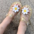 Miniatyrbild 1 av 5: Nya sommarsandaler för barn, Jelly Princess, söta blommor, barnsandaler, flickor, småbarn, baby, ventilerande ihåliga skor Y Size 33
