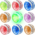 Miniatyrbild 1 av 4: 9 st LED Ljus Yoyo Responsiv Kullager Yoyo Plast Responsiv