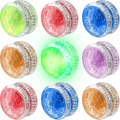 Miniatyrbilde 1 av 4: 9 stk. LED Lys Yoyo Responsiv Kulelager Yoyo Plast Responsiv
