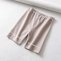 Miniatyrbillede 1 af 5: Leggings med tryk af korte afsnit og bogstaver til kvinder Ivory L