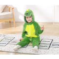 Miniatyrbillede 3 af 5: Spædbarn Tiger Dinosaur Kostume Udklædning Hætte Romper Jumpsuit Green Dinosaur 110