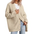 Miniatyrbillede 1 af 5: Dame Vinter Ensfarvet Cardigan Elegant Og Let At Matche Dame Top Ideelle Gaver Til Piger Damer Kvinder Apricot M