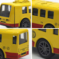 Miniatyrbillede 4 af 5: 6 stk. Tram Model Lille Størrelse Træk Tilbage 1:60 Børn Pædagogisk Legetøj Til Gave