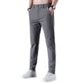 Miniatyrbilde 1 av 5: Golfbukser for menn, hurtigtørkende, lange, komfortable fritidsbukser med lommer Dark Grey 32