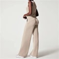 Miniatyrbillede 3 af 4: Ærmeløs ensfarvet jumpsuit, vaskbart stof med høj stretch, tøj til dagligt arbejde og fest Rice White XS